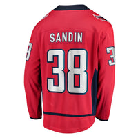 Washington Capitals Rasmus Sandin Fanatics Red Home Breakaway Jersey