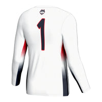 #1 UConn Huskies GameDay Greats Lightweight Volleyball Jersey - White