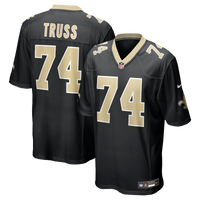 New Orleans Saints Xavier Truss Nike Black Team Game Jersey