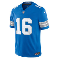 Detroit Lions Jared Goff Nike Blue Team Vapor F.U.S.E. Stitched Limited Jersey