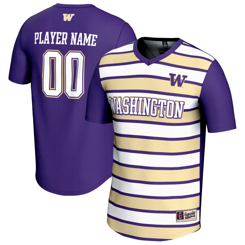 Washington Huskies GameDay Greats Soccer NIL Pick-A-Player Fashion Jersey - Purple