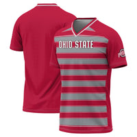#1 Ohio State Buckeyes GameDay Greats Lightweight Soccer Fashion Jersey - Scarlet