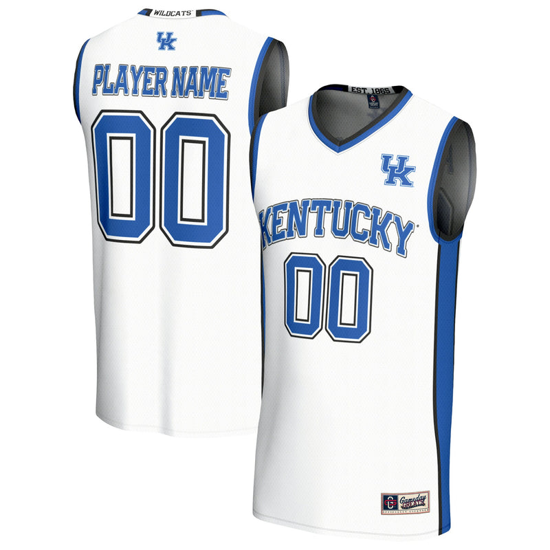 Kentucky Wildcats GameDay Greats Lightweight Collegiate Basketball NIL Pick-A-Player Fashion Jersey - White