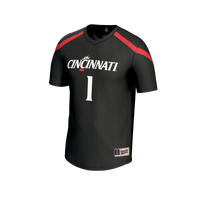 #1 Cincinnati Bearcats GameDay Greats Lacrosse Fashion Jersey - Black