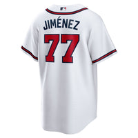 Atlanta Braves Joe Jiménez Nike White Home Replica Player Jersey