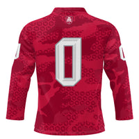 #0 Ohio State Buckeyes GameDay Greats Ice Hockey Jersey - Scarlet