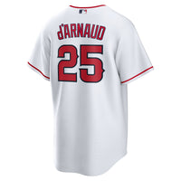 Los Angeles Angels Travis d'Arnaud Nike White Home Replica Jersey