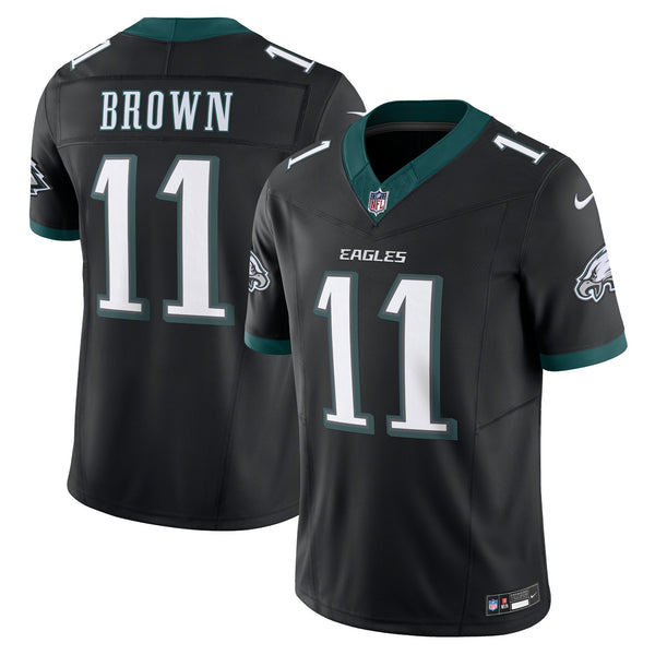 Philadelphia Eagles A.J. Brown Nike Black Alternate Vapor F.U.S.E. Limited Jersey