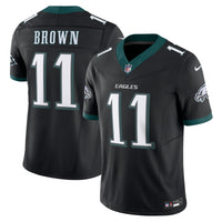 Philadelphia Eagles A.J. Brown Nike Black Alternate Vapor F.U.S.E. Limited Jersey
