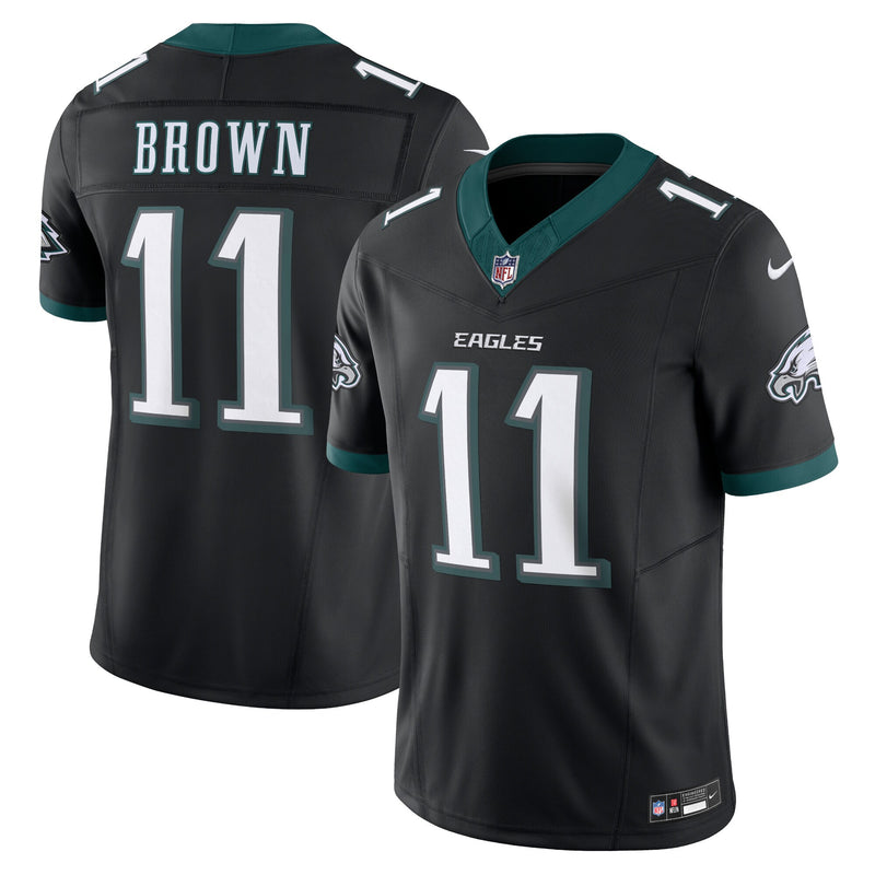 Philadelphia Eagles A.J. Brown Nike Black Alternate Vapor F.U.S.E. Limited Jersey