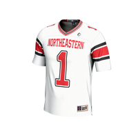 #1 Northeastern Huskies GameDay Greats Lightweight Collegiate Football Fashion Jersey - White