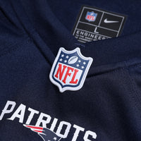 New England Patriots Bryce Baringer Nike Navy Team Game Jersey