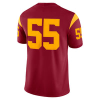 #55 USC Trojans Nike Home Game Jersey - Cardinal
