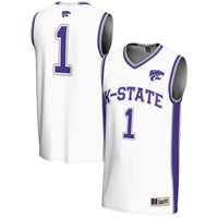 #1 Kansas State Wildcats GameDay Greats Lightweight Basketball Jersey - White