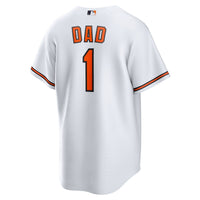 Baltimore Orioles Nike White #1 Dad Home Replica Jersey