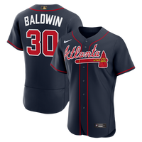 Atlanta Braves Drake Baldwin Nike Navy Alternate MLB Awards Authentic Jersey