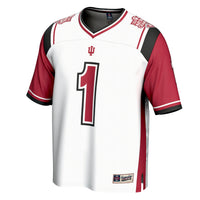 #1 Indiana Hoosiers GameDay Greats College Football Playoff 2025 National Champions Commemorative Fashion Jersey - White