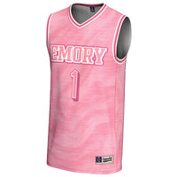 #1 Emory Eagles GameDay Greats Lightweight Basketball Jersey - Pink