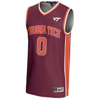 #0 Virginia Tech Hokies GameDay Greats Lightweight Basketball Jersey - Maroon