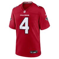 Atlanta Falcons Jahan Dotson Nike Red Team Game Jersey