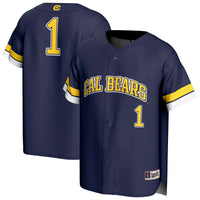 Cal Bears GameDay Greats Pick-A-Player Baseball Fashion Jersey - Navy