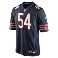 Chicago Bears Logan Jones Nike Navy Team Game Jersey