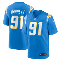 Los Angeles Chargers Nick Barrett Nike Powder Blue Team Game Jersey