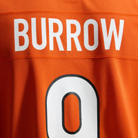 Cincinnati Bengals Joe Burrow Nike Orange Alternate Game Jersey