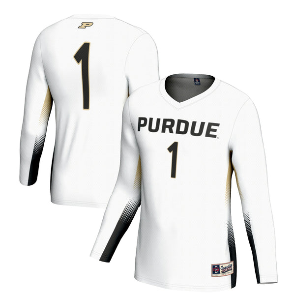 #1 Purdue Boilermakers GameDay Greats Lightweight Volleyball Jersey - White