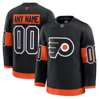 Philadelphia Flyers Fanatics Black Alternate Premium Custom Jersey