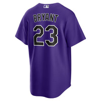 Colorado Rockies Kris Bryant Nike Purple Alternate Replica Player Jersey