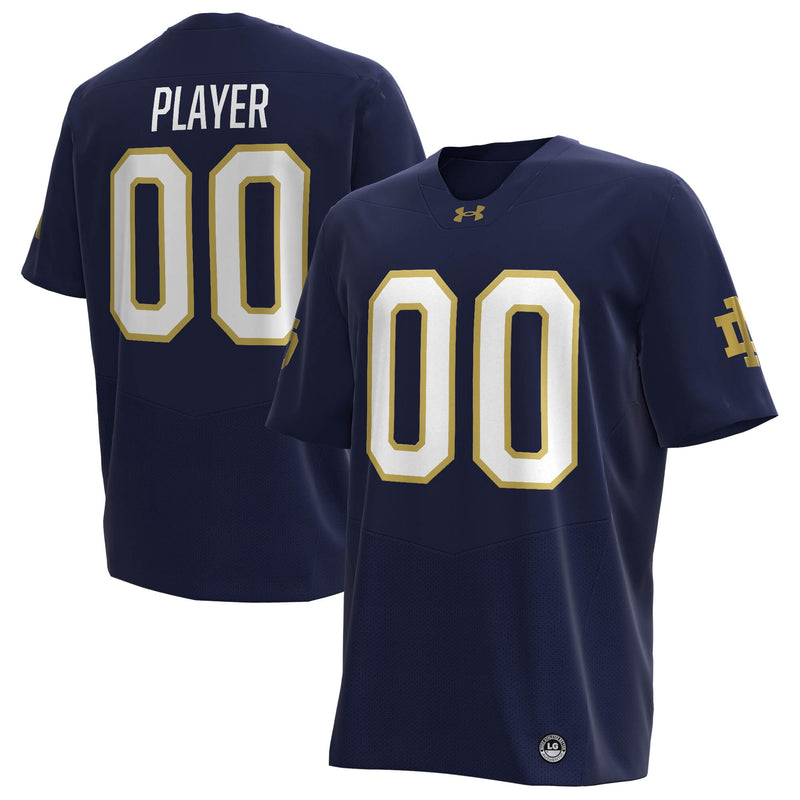 Notre Dame Fighting Irish Under Armour NIL Pick-A-Player Replica Football Jersey - Navy