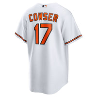 Baltimore Orioles Colton Cowser Nike White Home Replica Jersey