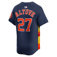 Houston Astros Jose Altuve Nike Navy Alternate Limited Player Jersey