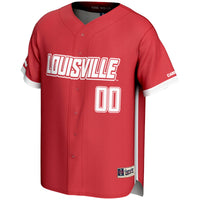 Louisville Cardinals GameDay Greats NIL Pick-A-Player Lightweight Baseball Jersey - Red