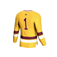 Minnesota Golden Gophers GameDay Greats Lightweight Hockey Fashion Jersey - Gold