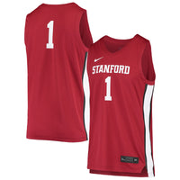 #1 Stanford Cardinal Nike Replica Basketball Jersey - Cardinal
