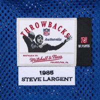 Seattle Seahawks 1985 Steve Largent Mitchell & Ness Royal Authentic Throwback Retired Player Jersey
