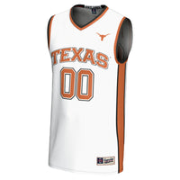 Texas Longhorns GameDay Greats NIL Pick-A-Player Lightweight Basketball Fashion Jersey - White