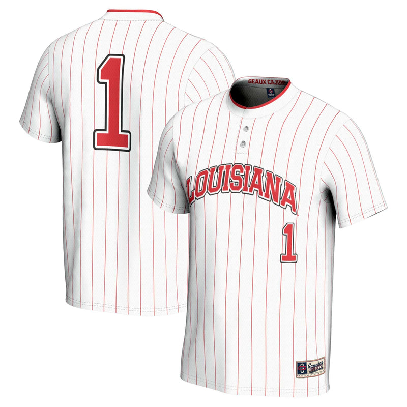 #1 Louisiana Ragin' Cajuns GameDay Greats Lightweight Softball Jersey - White