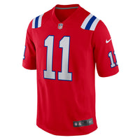 New England Patriots Drew Bledsoe Nike Red Retired Player Alternate Game Jersey