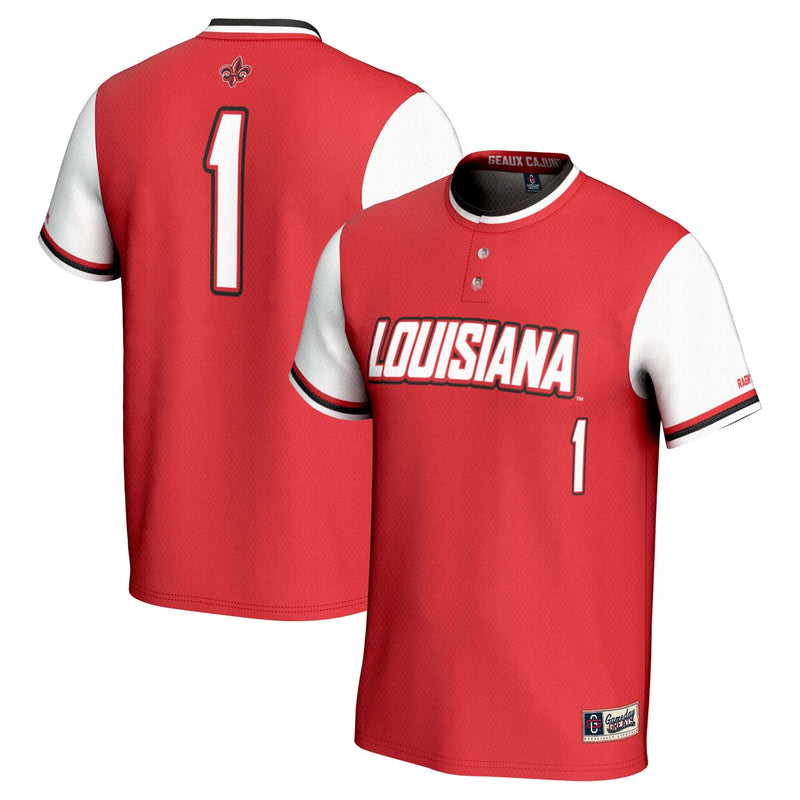 #1 Louisiana Ragin' Cajuns GameDay Greats Lightweight Softball Jersey - Cardinal