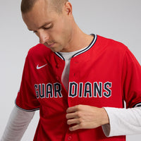 Cleveland Guardians Nike Red Alternate Limited Jersey