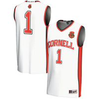 #1 Cornell Big Red GameDay Greats Lightweight Basketball Jersey - White