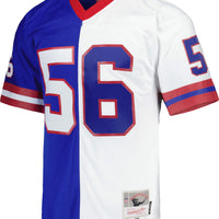 New York Giants Lawrence Taylor Mitchell & Ness Royal/White 1986 Split Legacy Replica Jersey