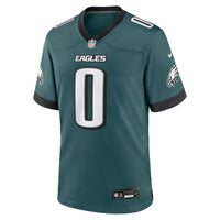 Philadelphia Eagles Marquise Brown Nike Midnight Green Team Game Jersey