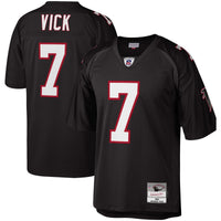 Atlanta Falcons Michael Vick Mitchell & Ness Black Legacy Replica Jersey