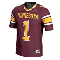 #1 Minnesota Golden Gophers GameDay Greats Football Jersey – Maroon