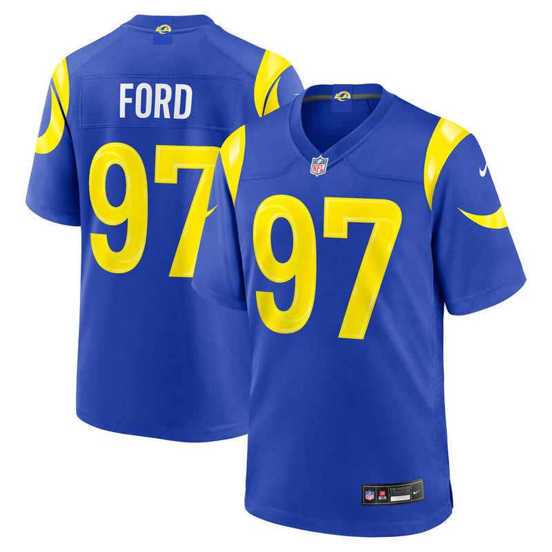 Los Angeles Rams Poona Ford Nike Royal Game Jersey