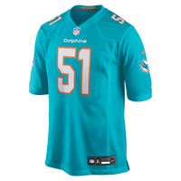 Miami Dolphins David Long Jr. Nike Aqua Game Jersey